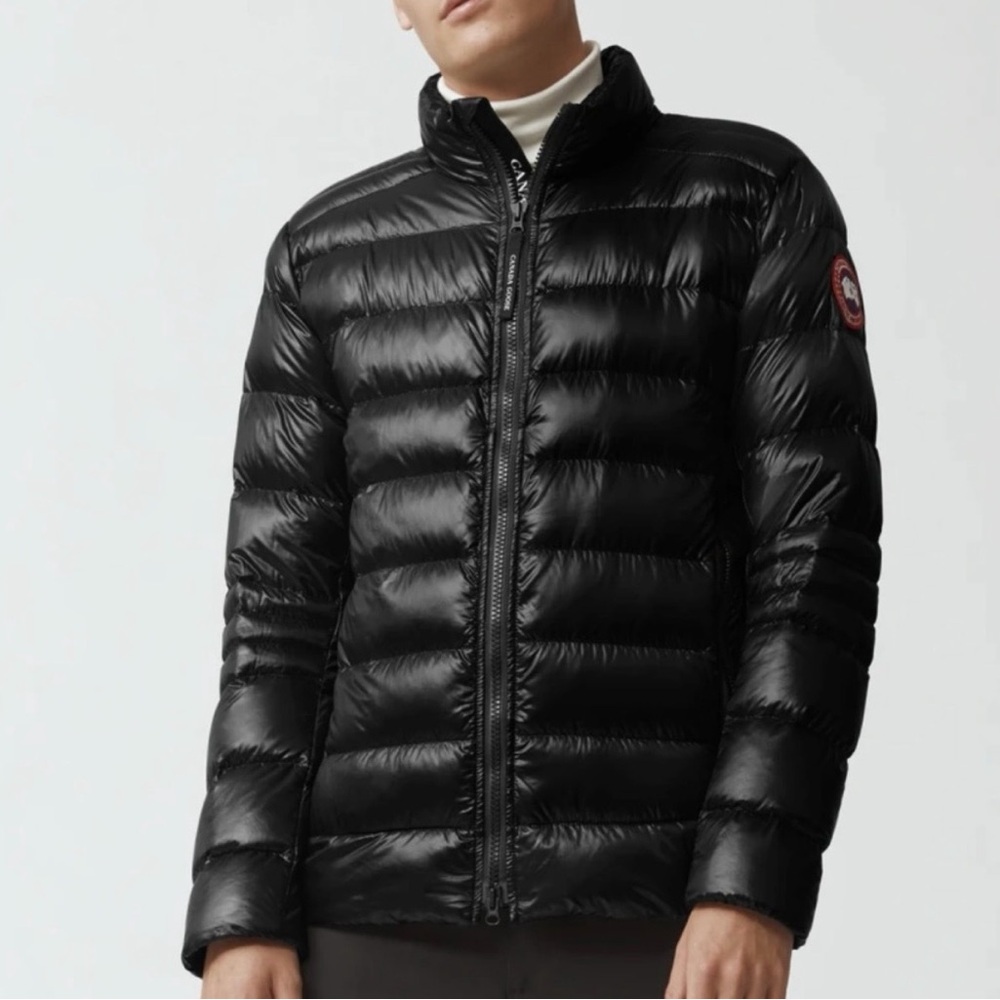 Canada Goose Men's Shiny Black Puffer Jacket